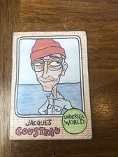 Gummy Arts Trading Card 2022 Jacques Cousteau 1968 Topps Style
