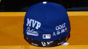 MLB Los Angeles Dodgers New Era Hat -MVP GOAT Shohei Ohtani in Japanese Kanji - Picture 1 of 11