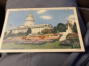 State Capital Building In Mormon Battalion Monument, Salt Lake City, Utah - Picture 1 of 2