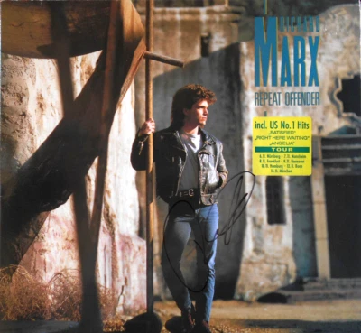 RICHARD MARX original signiert – VINYL LP - REPEAT SURRENDER - Bild 1 von 2