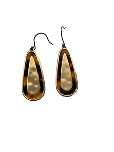 Lucky Brand Drop Earrings in Tortoise Shell Statement Earrings - Picture 1 of 6
