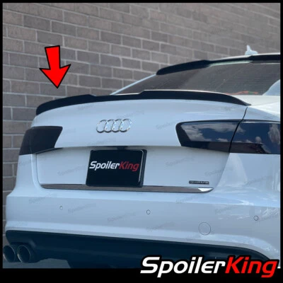 SpoilerKing Rear Trunk Spoiler w/Center Cut (Fits: Audi A6 / S6 2012-2018) 284GC - Image 1 of 4