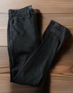 A Brand Jeans Black Dropped Skinny Jeans-Size 29/32-Comfy-Casual-Going Out - Picture 1 of 14
