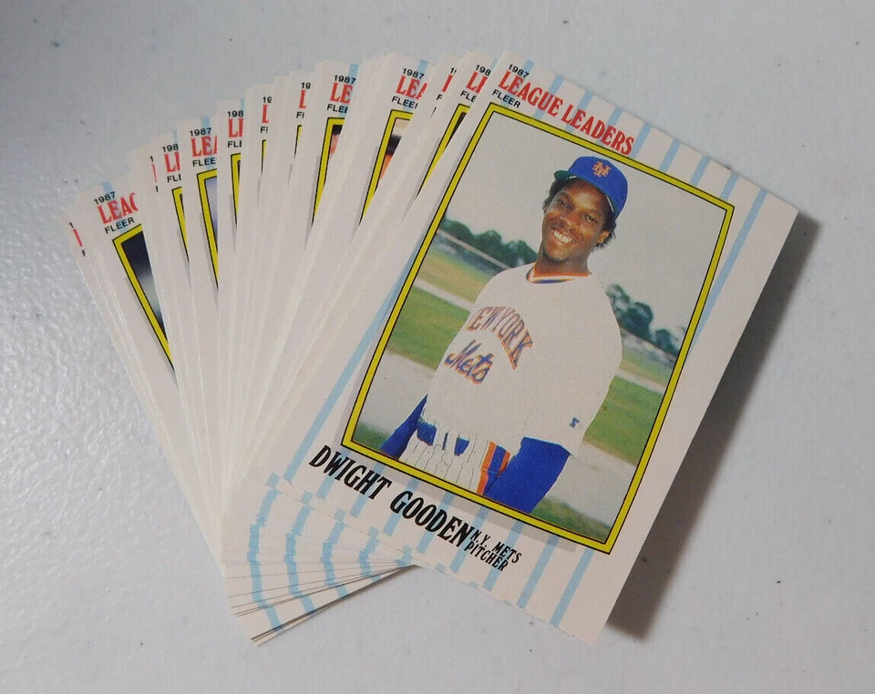 1987 FLEER/WALGREENS LEAGUE LEADERS BASEBALL YOU PICK YOUR CARD #1-44 (item#E30) - Image 1 of 1