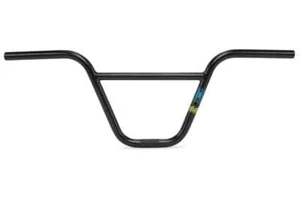 Merritt 90 Degrees 2 Piece BMX Bicycle Handlebars Bike Bars 9.0" Rise (Black) - Picture 1 of 3