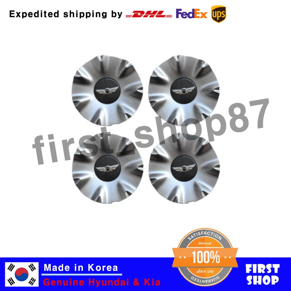 NUEVO OEM Juego de 4 tapacubos centrales de rueda de ala 529603M200 para Hyundai Genesis 09-13 Foto 1 de 3