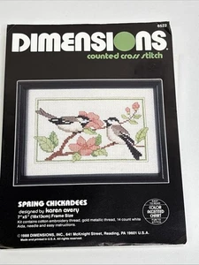 Dimensions Spring Chickadees by Karen Avery Counted Cross Stitch Kit - Picture 1 of 4