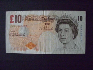BAILEY £10 CC41 FIRST PREFIX B400 BANK OF ENGLAND - Picture 1 of 2