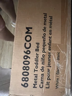 Metal Toddler Bed - Image 1 of 2