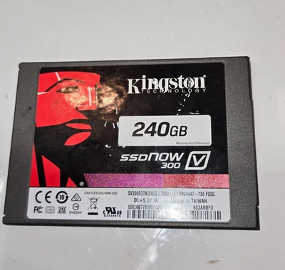 Kingston SSDNow V300 SV300S37A 240GB Solid State Hard Drive - Image 1 of 3