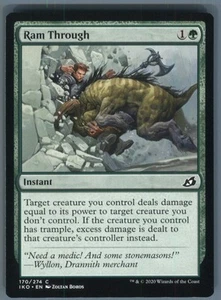 Magic the Gathering MTG Ikoria: Lair of Behemoths Ram Through #170 - Picture 1 of 2
