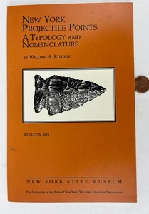 1997 New York Projectile Points A Typology & Nomenclature ArrowHeads NYS Museum - Imagen 1 de 14