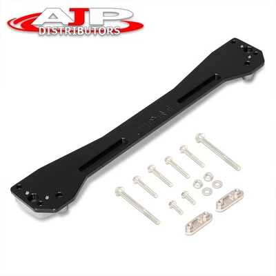 Black JDM Rear Tie Subframe Control Brace Bar Kit For 1996-2000 Honda Civic EK Foto 1 de 4