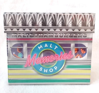 Time Life MALT SHOP MEMORIES CD Set 10 Discs 150 Songs Factory Sealed Gift Boxed - Image 1 of 4