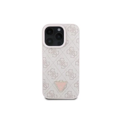 Guess, Custodia per iPhone 16 Pro 4G Edition Strass Triangle Metallic - Immagine 1 di 4