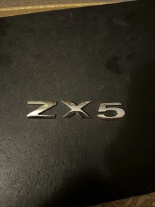 Ford Focus  Zx5 Emblem Logo Badge Letters Chrome - Bild 1 von 1