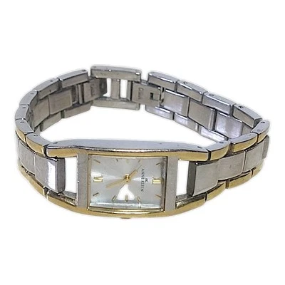 Anne Klein Silver & Gold Tone Watch Stainless Water Resistant 753H NEEDS BATTERY - Image 1 of 4