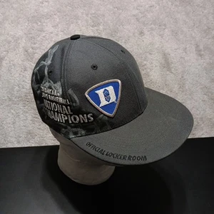 Nike Duke Blue Devils Fitted Hat Cap Med. Gray 2010 NCAA Final Four Championship - Picture 1 of 12