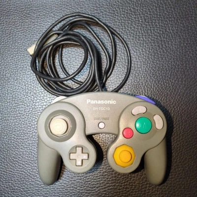 Official Nintendo GameCube Controller " Panasonic Q Gray " Rare - Image 1 of 4
