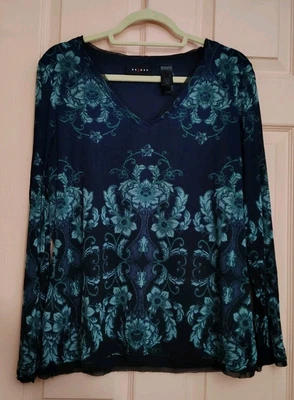 Blusa de manga larga Access Blue XL de nailon - poliéster Foto 1 de 4