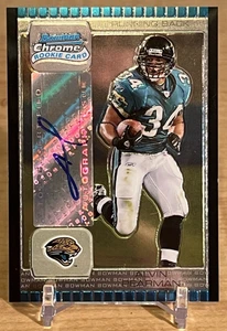2005 Bowman Chrome Rookie Auto Alvin Pearman #239 Virginia/Jacksonville Jaguars - Picture 1 of 6