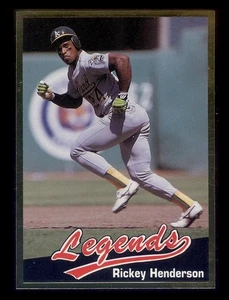 1990 Legends Magazine Rickey Henderson Oakland Athletics - Picture 1 of 1