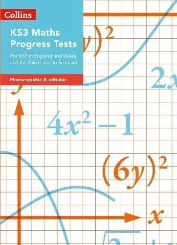Chris Pearce KS3 Maths Progress Tests (Paperback) Collins Tests & Assessment - Image 1 of 1