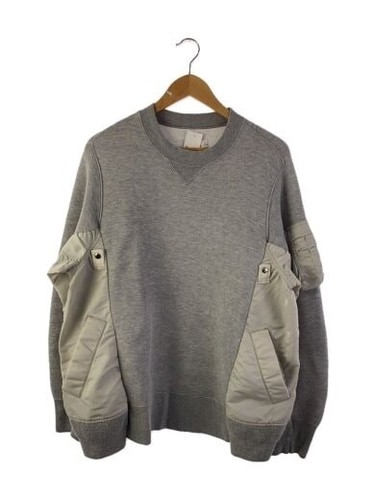 sacai Felpa 2 Cotone GRIGIO SCM 032