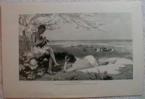Lied vom Frühling 1895 Harry Jochmus NUDES - Bild 1 von 1