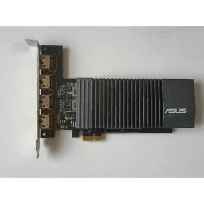 ASUS NVIDIA GeForce GT 710 2GB GDDR5 4xHDMI Graphics Card GPU - Image 1 of 4