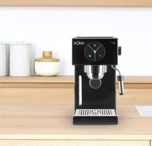 Solac CE4501 Espresso Cappuccino Pad Kaffee automat 20Bar 1050W 1,5L Black - Bild 1 von 12