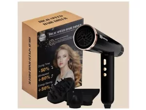 Professional & Powerful 110K RPM Brushless 1600W Ionic Hair Dryer 3 Attachments - Picture 1 of 11