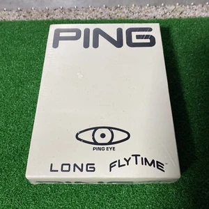 Factory Sealed Ping Eye Golf Ball Box 12 Golf Balls Solid White Unopened Plastic - Picture 1 of 10