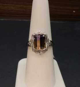 Size 7 Genuine Anahi Ametrine Sterling Silver Ring 2.32cts - Picture 1 of 12