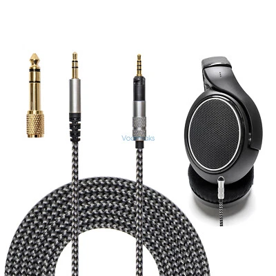 Nylon Cable For Sennheiser HD560S HD598 HD598SE HD598SR HD599 HD558 HD518 6.5ft - Image 1 of 4