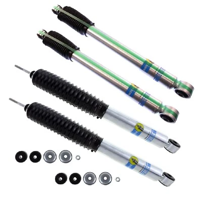 Bilstein B8 5100 Front Rear Shocks for 99-10 Silverado Sierra 2500 3500 w/ Lift Foto 1 de 4