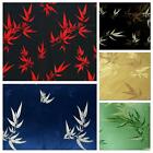 Faux Silk Brocade (Bamboo Pattern) Jacquard Damask Kimono Fabric Material BL9