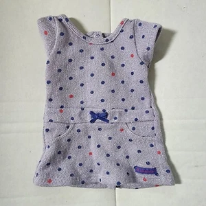 American Girl Truly Me Pause Top Kleid Kleidung lila Tupfen für Puppe - Bild 1 von 6
