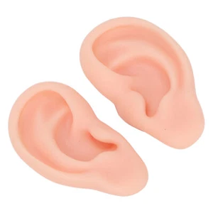 JY (1)Menschliches Ohr-Modell 1 Paar Weiches Silikon-Simulations-Ohr-Modell - Bild 1 von 12