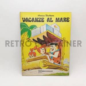 Libro Illustrato Hanna Barbera I Flinstones Vacanze al Mare Auguri di Mondadori - Picture 1 of 1