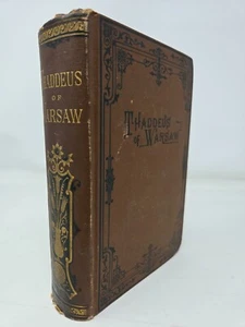 THADDEUS OF WARSAW by Jane Porter - ca. 1880s - Kosciuszko Uprising - Fiction - Bild 1 von 10