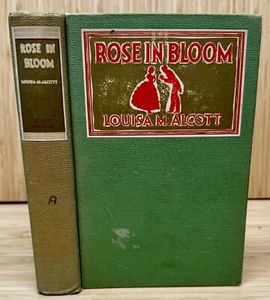 "Rose in Bloom" book Louisa May Alcott 1918 illustrated Grosset & Dunlap HC - Picture 1 of 15