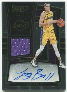 Camiseta de radiocontrol Lonzo Ball 2017-18 Select/199 automática parche de color sólido rpa Lakers Bulls - Imagen 1 de 2
