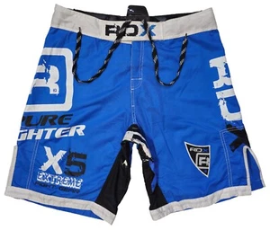 RDX Kampfshorts Herren blau Activewear Shorts Größe L Taille 34 aus Polyester - Bild 1 von 9