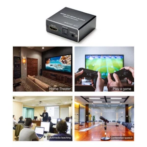 Audio Extractor Converter 4K@60Hz HDMI to HDMI & Optical SPDIF+RCA L/R Stereo - Bild 1 von 9