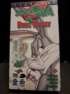 Space Jam Bugs Bunny 1996 VHS (Sealed) Michael Jordan Trading Card Inside - Bild 1 von 5