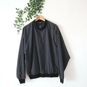 Sunice Men's Mesh Lined Golf Pull Over Wind Jacket S Small Dark Gray - Picture 1 of 4