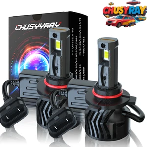 9005 LED Headlight Bulbs 8000K White High Beam HB3 330000LM 2x For Sport Utility - Foto 1 di 12