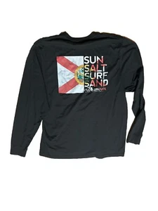 Flo Grown T-Shirt Authentic Florida Lifestyle Flag Beach Black Long Sleeve XL - Picture 1 of 3