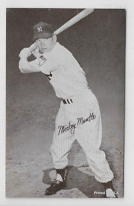 1947 1962 Exhibit Card Mickey Mantle Yankees HOF
